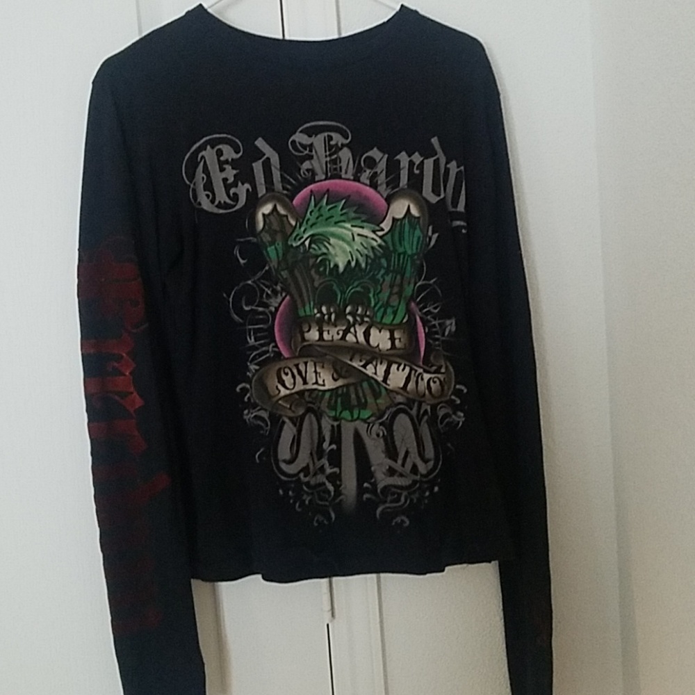 Ed hardy long sleeve tee
